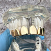 14K Gold Plated Permanent Cut Perm Cuts Top Teeth Pre-Made Grillz