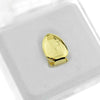 14k Gold Plated Plain Top Tooth Single Cap Grillz