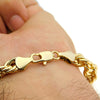 14K Gold Plated Rope Chain Bracelet 8" x 8MM