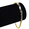 14K Gold Plated Rope Chain Bracelet 9" x 4MM