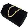 14k Gold Plated Rope Chain Bracelet 9" x 5MM