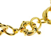 14K Gold Plated Rope Chain Necklace 12mm x 30"