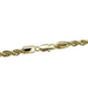 14K Gold Plated Rope Chain Necklace 5mm x 30" Inch