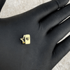14k Gold Plated Star Open Face Canine Cap One Tooth Single Grillz