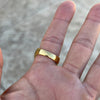14K Gold Plated The Last Supper Round Ring Stainless Steel Iced Flooded Out