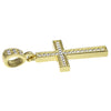 14k Gold Plated Thin Cross Pendant