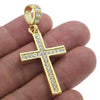 14k Gold Plated Thin Cross Pendant