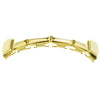 14K Gold Plated Top Teeth Slim Bar Half Grillz