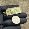 14k Gold Plated Two Finger $100 Dollar Bill Money Double Ring