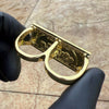 14k Gold Plated Two Finger $100 Dollar Bill Money Double Ring