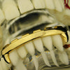 14k Gold Plated Vampire Fangs Bar Bottom Grillz