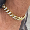 14K Gold Plated White Bracelet