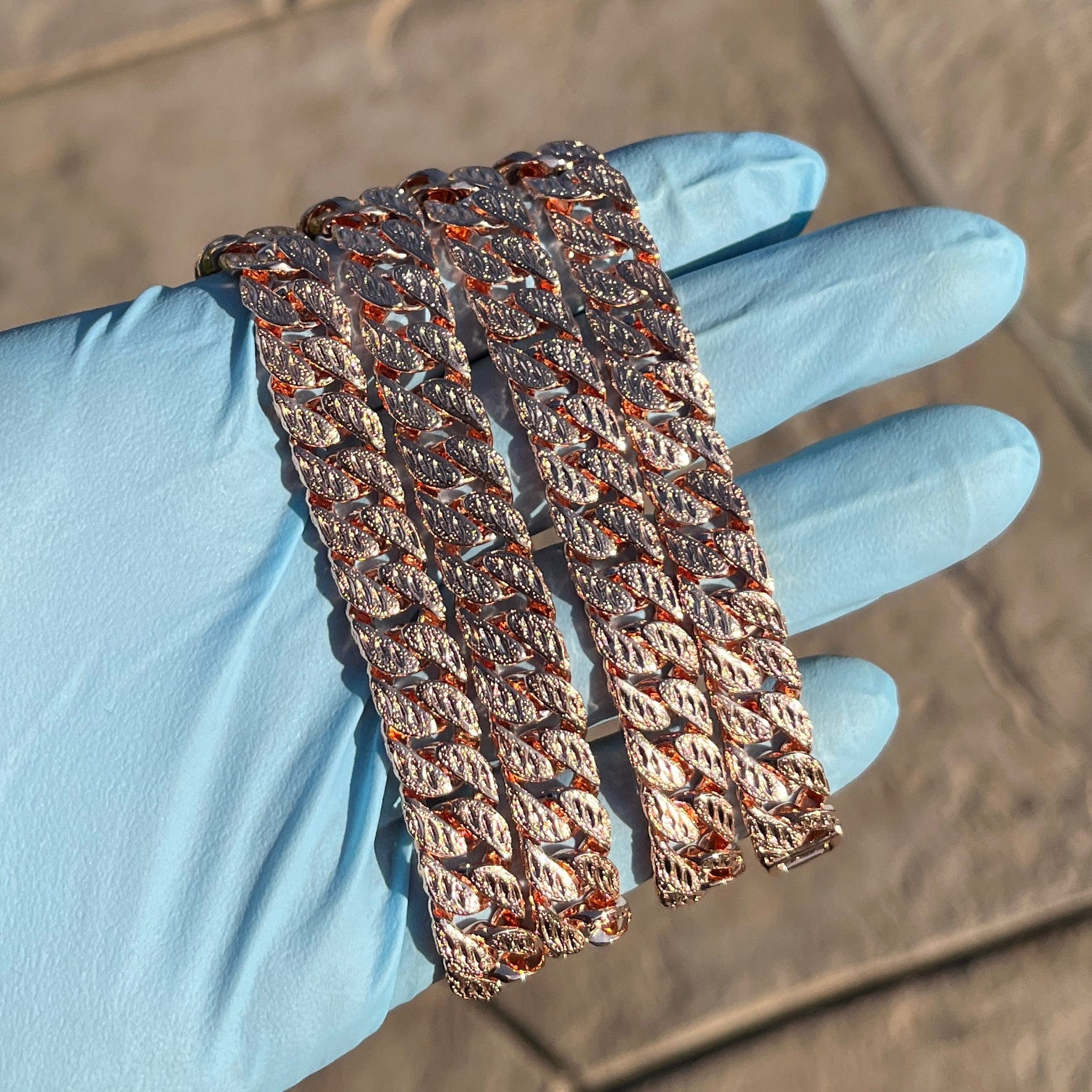 14k Rose Gold Plated 30
