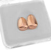 14K Rose Gold Plated Double Tooth Caps - Right Hand