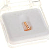 14K Rose Gold Plated Plain Gap Single Cap Tooth Grillz