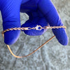14K Rose Gold Plated Rope Chain Necklace 24" x 3MM