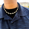 18 inch 316L Stainless Steel Ball Bead Chain Necklace Hollow Beaded Balls 12MM Thick