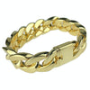18K Gold Plated 8.5" 18MM Plain Bracelet