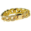 18K Gold Plated Bracelet 18mm x 8.5"