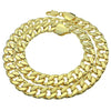 18K Gold Plated CMD Cuban Link Necklace 9MM 18"