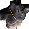 18k Gold Plated Franco Chain Necklace 4MM 24"