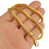 18k Gold Plated Franco Chain Necklace 4MM 24"