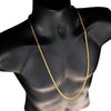 18k Gold Plated Franco Chain Necklace 4MM 36"