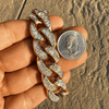 18k Gold Plated Iced Cuban Link Chain Necklace 36" x 18MM Thick