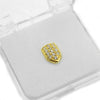18K Gold Plated Iced CZ Bottom Tooth Single Cap