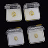 18K Gold Plated Iced CZ Four Single Tooth Caps Set