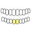 2 Bottom Real Solid 10K Rose Gold Teeth Plain Custom Grillz
