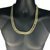 24" Watch Band Link Gold Finish Chain Necklace