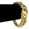 24K Gold Plated 316L Stainless Steel Bracelet 7.5", 8.5", 9.5" x 18MM Thick