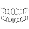 25 / I Diamonds Real Diamonds 925 Sterling Silver Single Cap Custom Grillz (Choose Any Tooth)