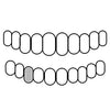 27 Real 10K White Gold Single Cap Custom Grillz (Choose Any Tooth)