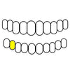 28 925 Sterling Silver Single Cap Claw Marks Laser Engraved Single Cap Grillz (Choose Tooth)