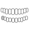 29 925 Sterling Silver CZ Single Cap Iced Flooded Out Custom Grillz (Choose Any Tooth)
