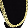 30" Watch Band Link Gold Finish Chain Necklace