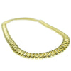 30" Watch Band Link Gold Finish Chain Necklace