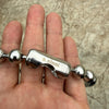 316L Stainless Steel Ball Bead Chain Necklace Hollow Beaded Balls 12MM Thick