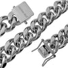 316L Stainless Steel Chain Miami Cuban Link Necklace 18" x 14MM