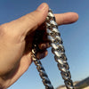 316L Stainless Steel Chain Miami Cuban Link Necklace 20" x 20MM