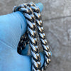 316L Stainless Steel Chain Miami Cuban Link Necklace 30" x 14MM