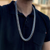 316L Stainless Steel Chain Miami Cuban Link Necklace 30" x 14MM