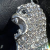 316L Stainless Steel Gorilla Emoji Pendant Iced CZ Blinged Out Ape