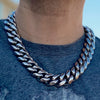 316L Stainless Steel Miami Cuban Heavy Necklace 22MM 20" inch