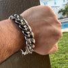 316L Stainless Steel Miami Cuban Link Bracelet 20MM Thick 8.5"