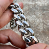 316L Stainless Steel Miami Cuban Link Bracelet 20MM Thick 8.5"