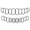 4 Bottom-Si 925 Sterling Silver Real Natural Diamonds Custom Grillz