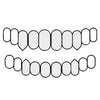 6 Top & 6 Bottom 925 Silver Diamond Dust Diamond Cuts Vampire Fangs Custom Grillz